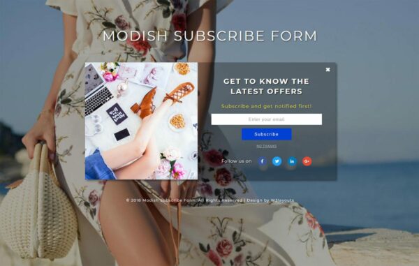 Modish Subscribe Form Featured Image