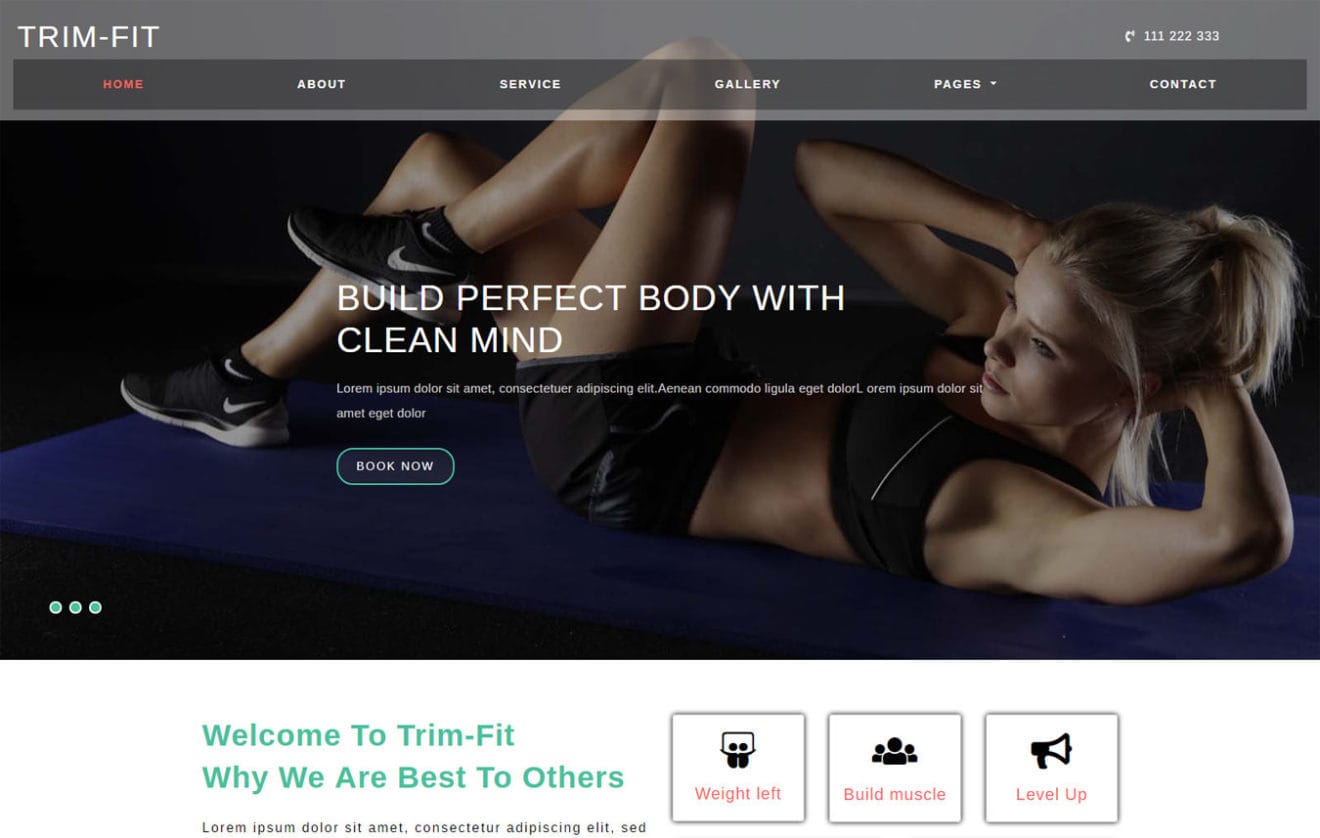 Trim Fit Sports Category Bootstrap Responsive Web Template