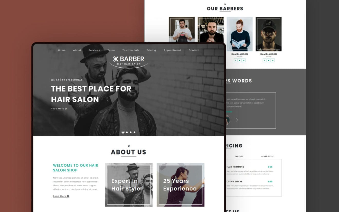Barber Beauty & Spa Category Bootstrap Responsive Web Template