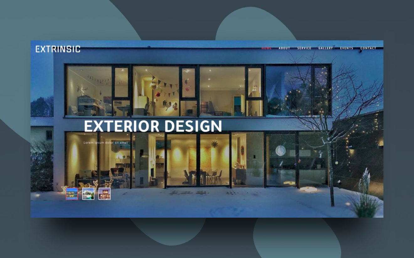Extrinsic Exterior Category Flat Bootstrap Responsive Web Template