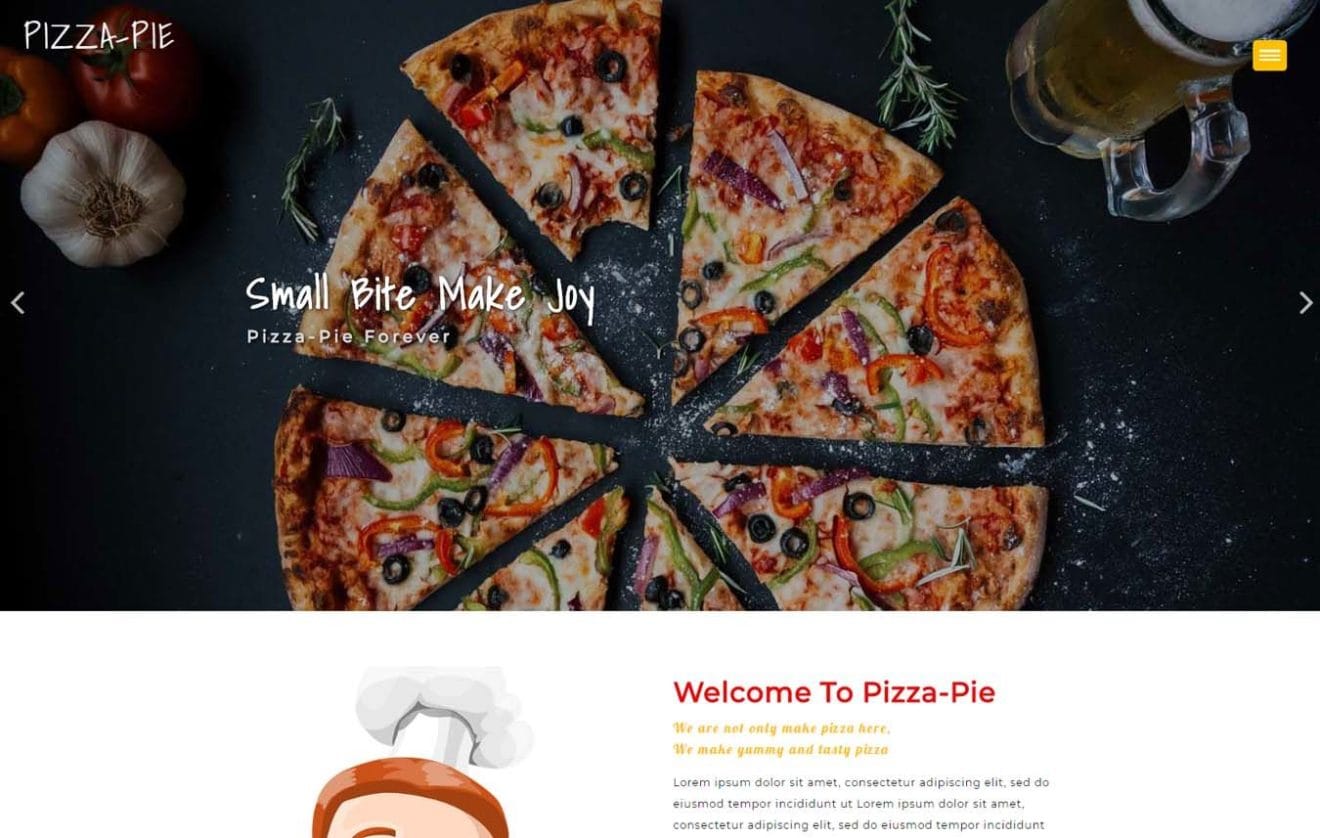 Pizza Pie a Hotels Category Flat Bootstrap Responsive web Template