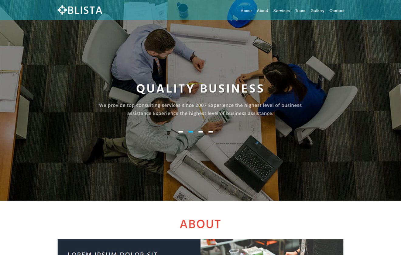 Blista Corporate Category Bootstrap Responsive Web Template