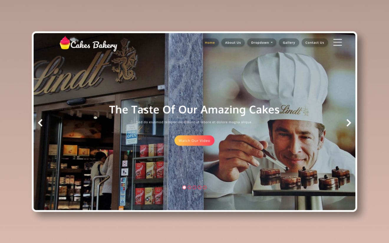 Cakes Bakery – Restaurants Category Bootstrap Responsive Web Template