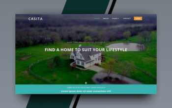 casita website template