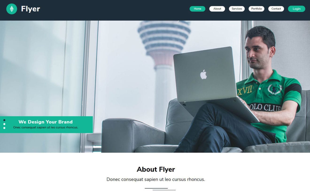 Flyer a Corporate Category Bootstrap Responsive Web Template