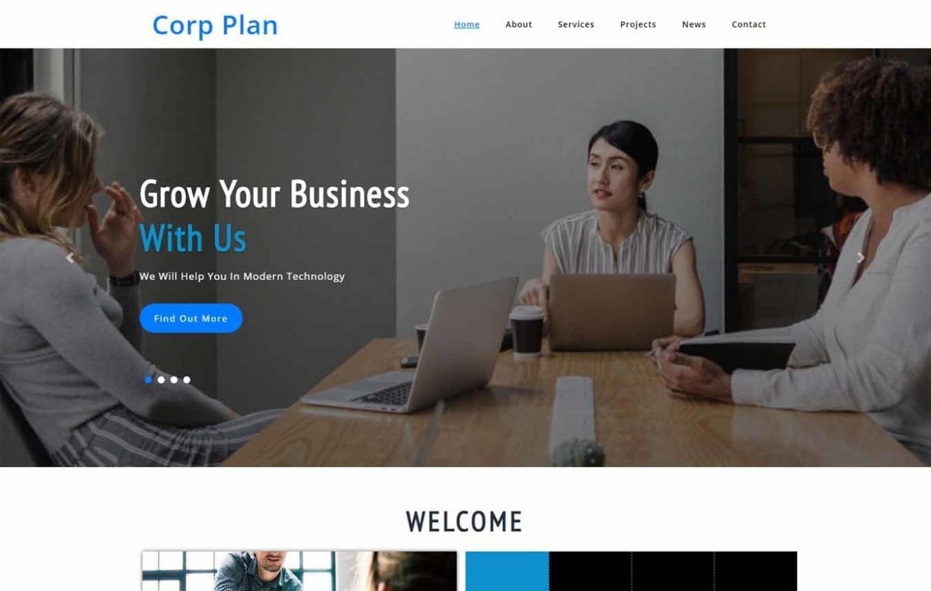 Corp Plan a Corporate Category Bootstrap Responsive Web Template.