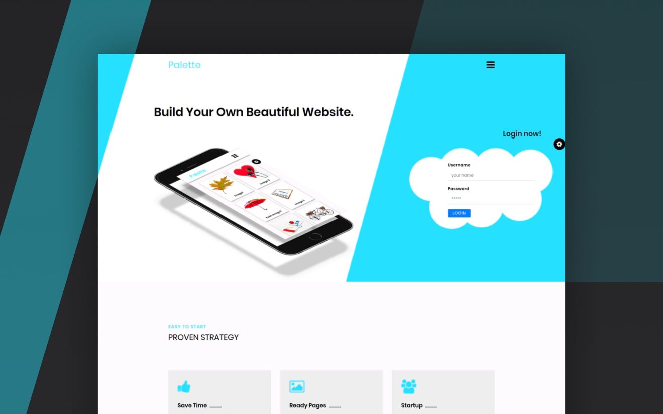 Palette a Multipurpose Bootstrap Responsive Template