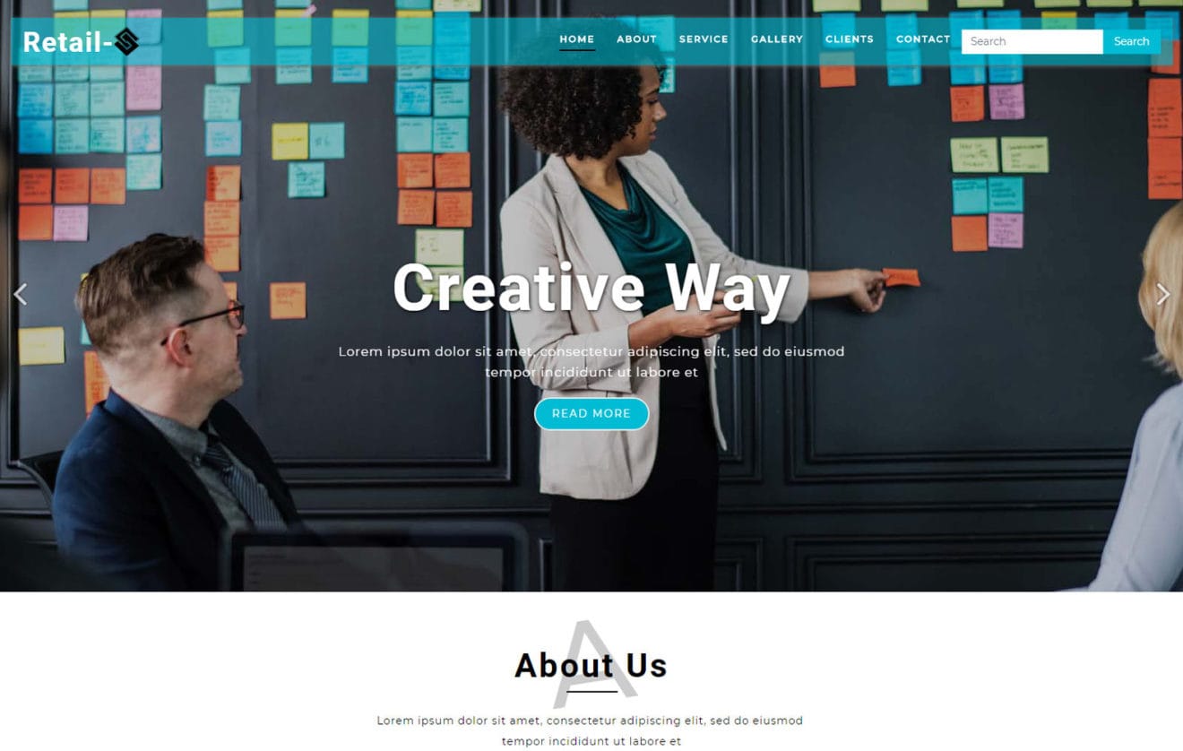 Retail a Corporate Category Bootstrap Responsive Web Template
