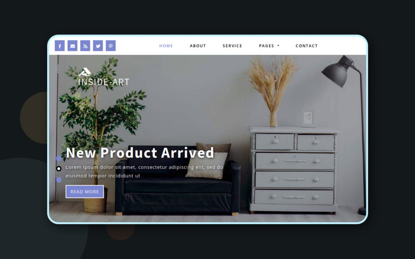 Inside-Art a Blogging Category Bootstrap responsive Web Template