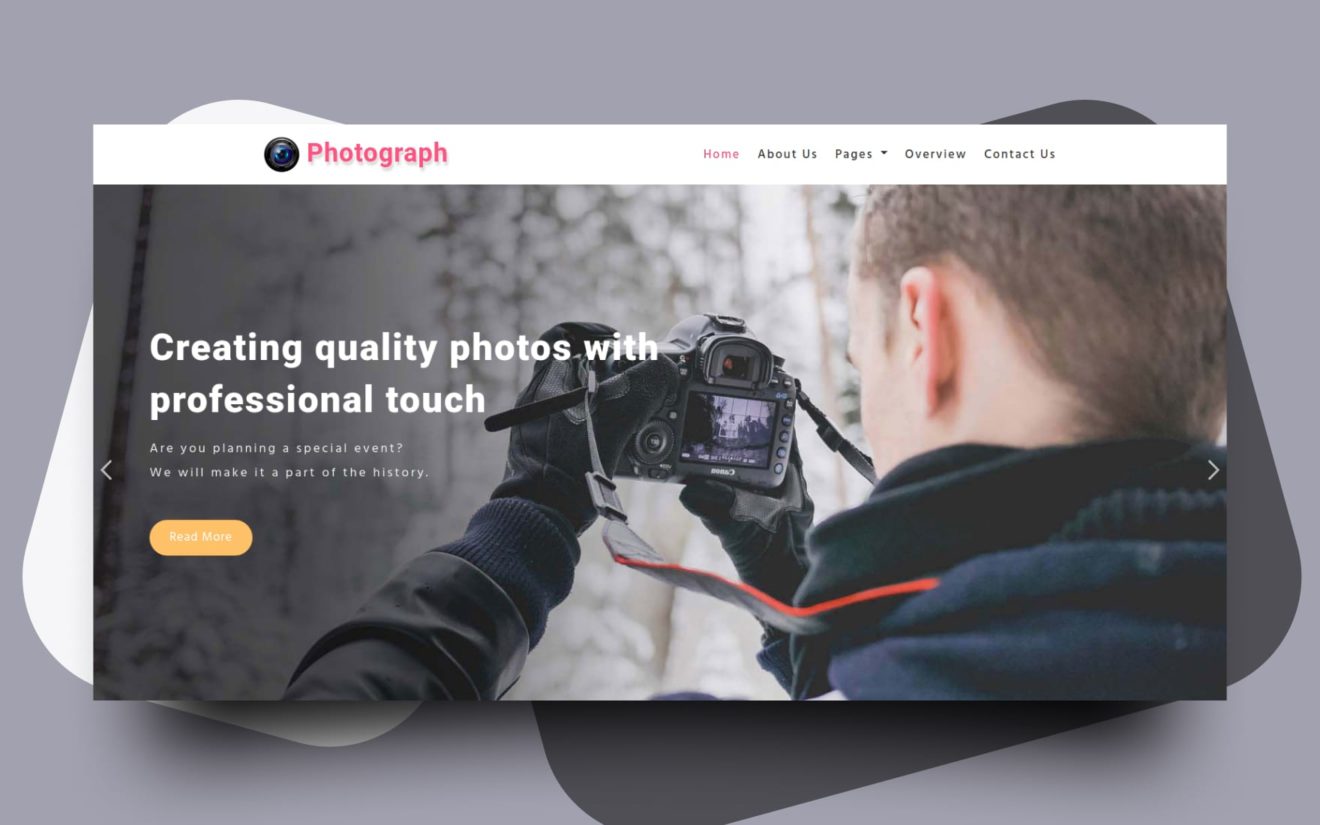Photograph – Photography Category Bootstrap Responsive Web Template