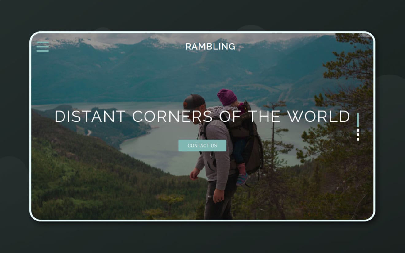 Rambling Travel Category Bootstrap Responsive Web Template