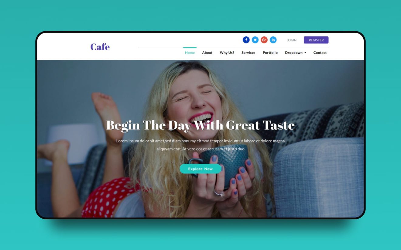 Cafe a Restaurant Category Flat Bootstrap Responsive Web Template
