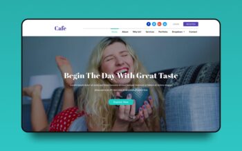 cafe website template