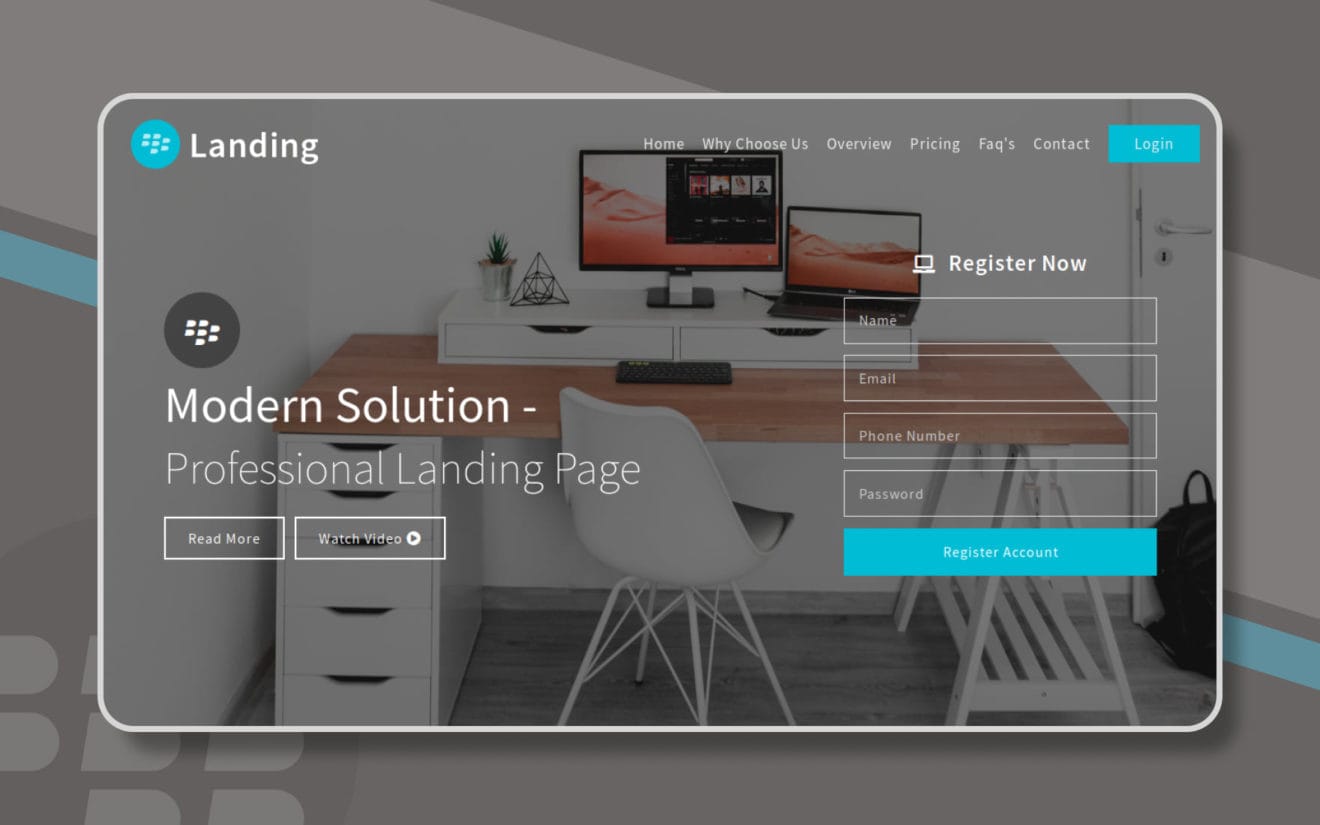 Landing Landing Page Category Bootstrap Responsive Web Template.