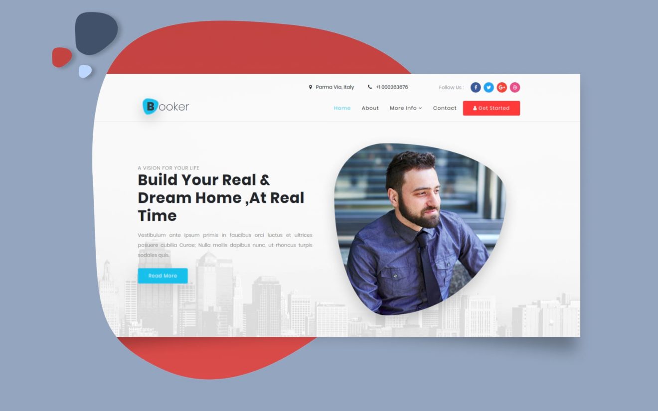 Booker Real Estate Category Bootstrap Responsive Web Template