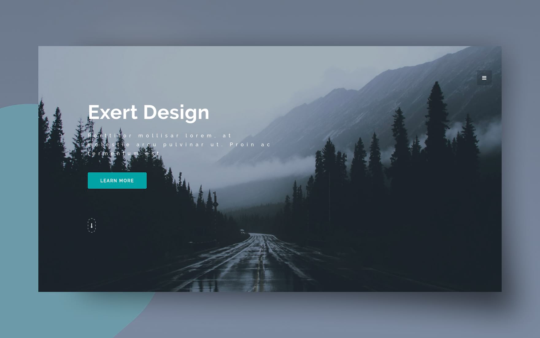 exert design website template