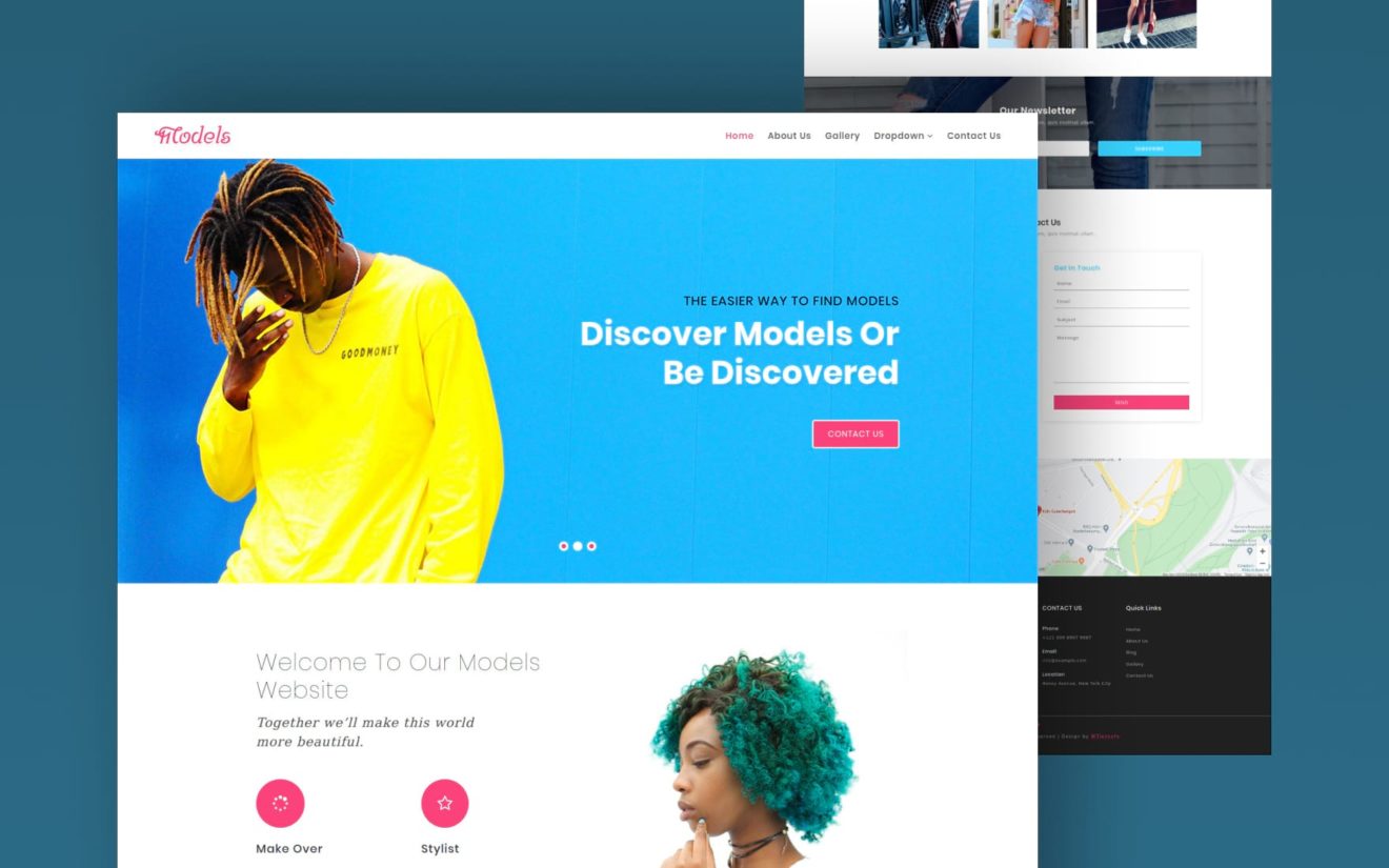 Models a Fashion Category Bootstrap Responsive Web Template