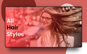 coiffure website template
