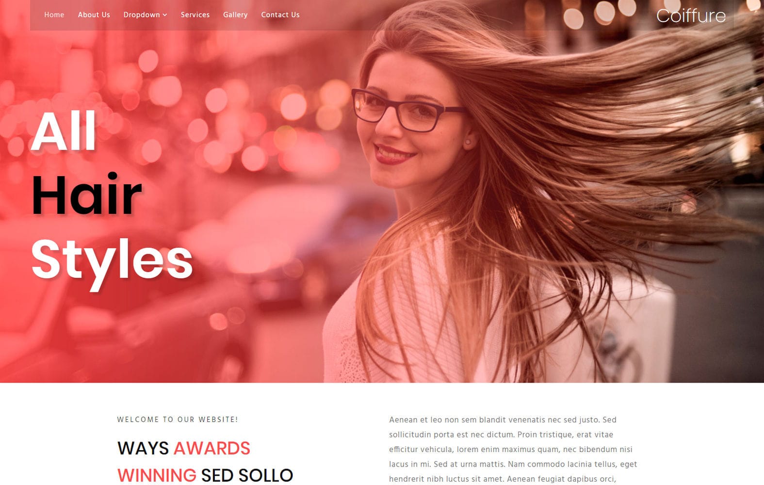 Coiffure Beauty and Spa Website Template , W3Layouts.com