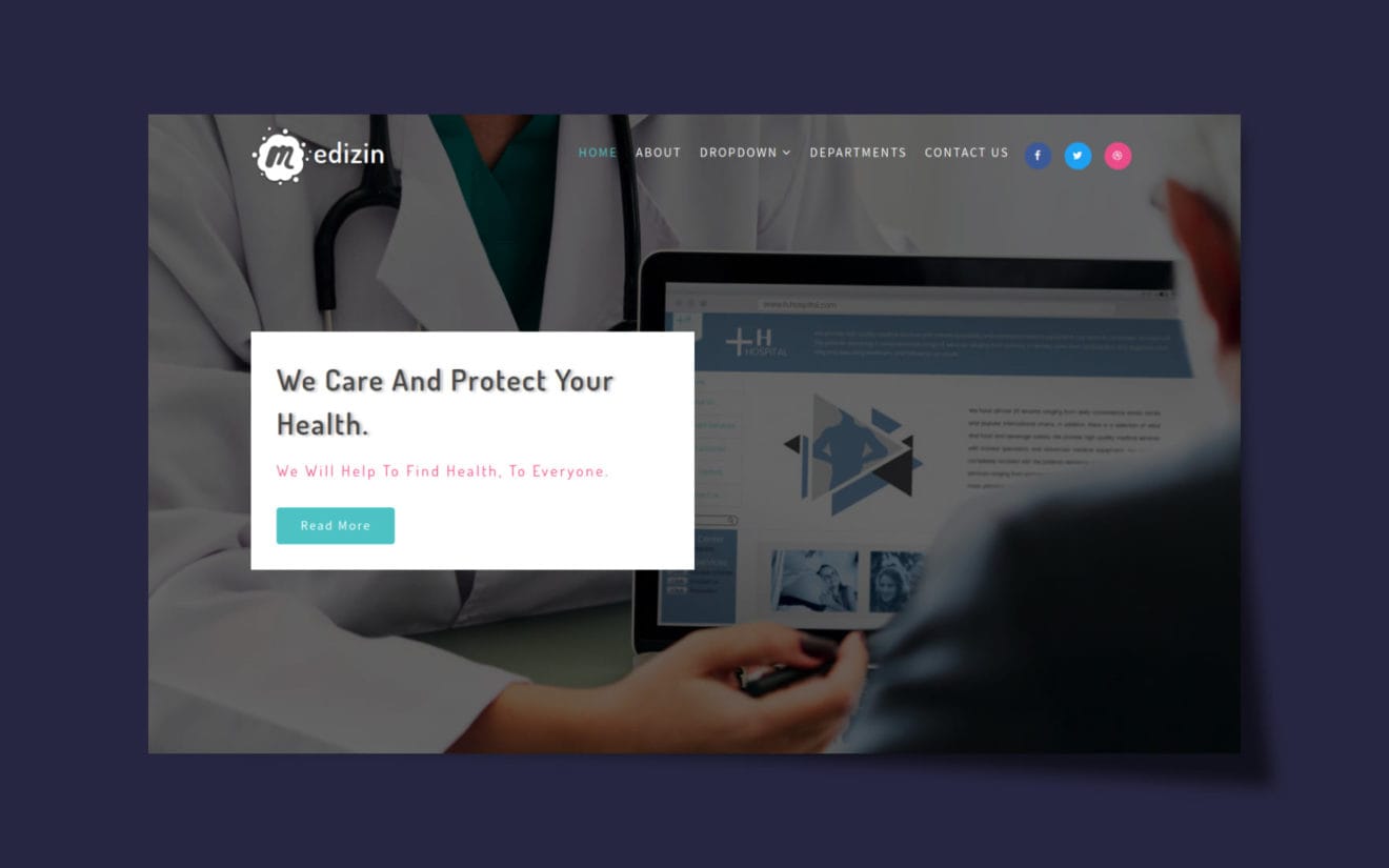 Medizin Medical Category Bootstrap Responsive Web Template