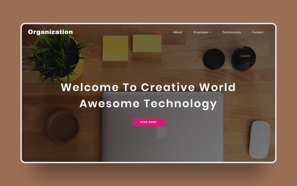Simple Organisation Web Layout Organization Corporate Business Website Template » W3Layouts