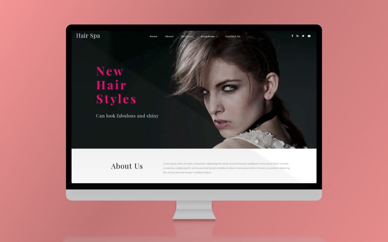 Hair Spa a Beauty and Spa Category Bootstrap Responsive Web Template