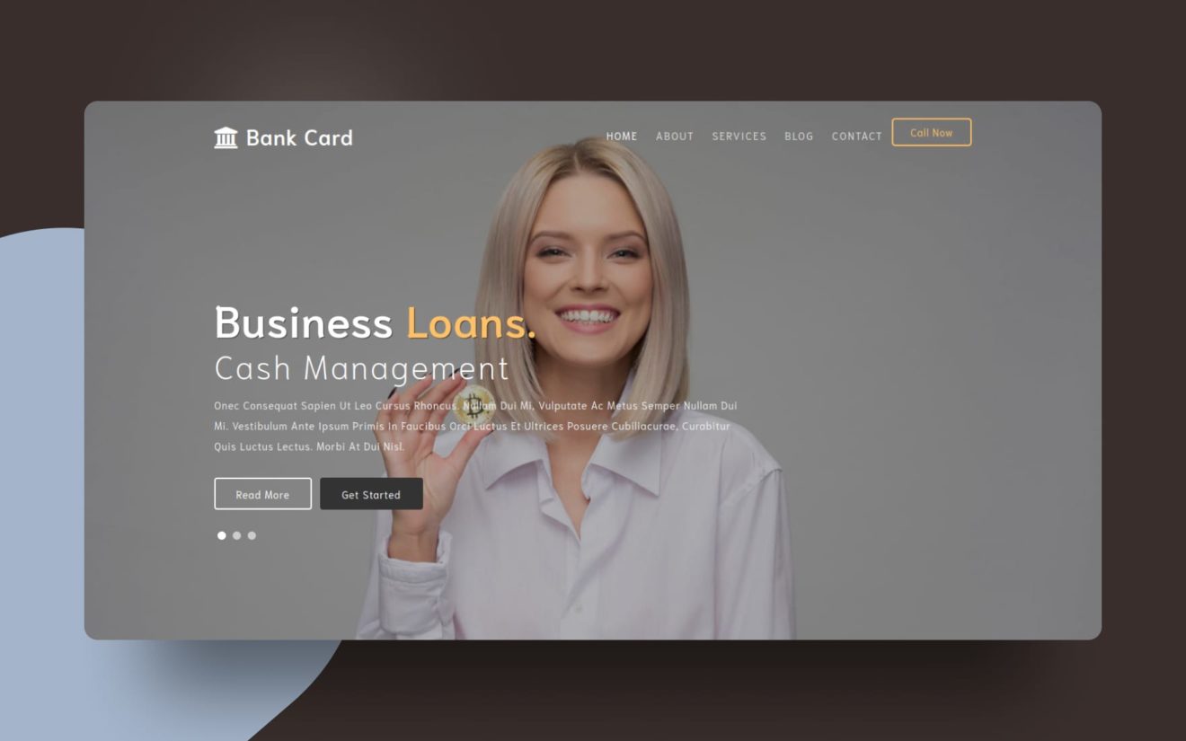 Bank Card a Banking Category Flat Bootstrap Responsive Web Template