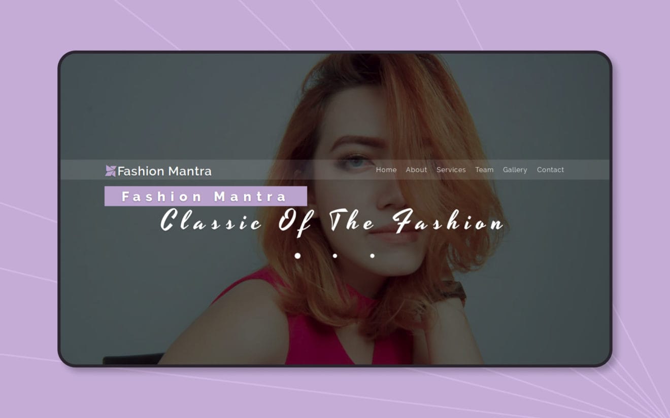 Fashion Mantra a Fashion Category Bootstrap Responsive Web Template