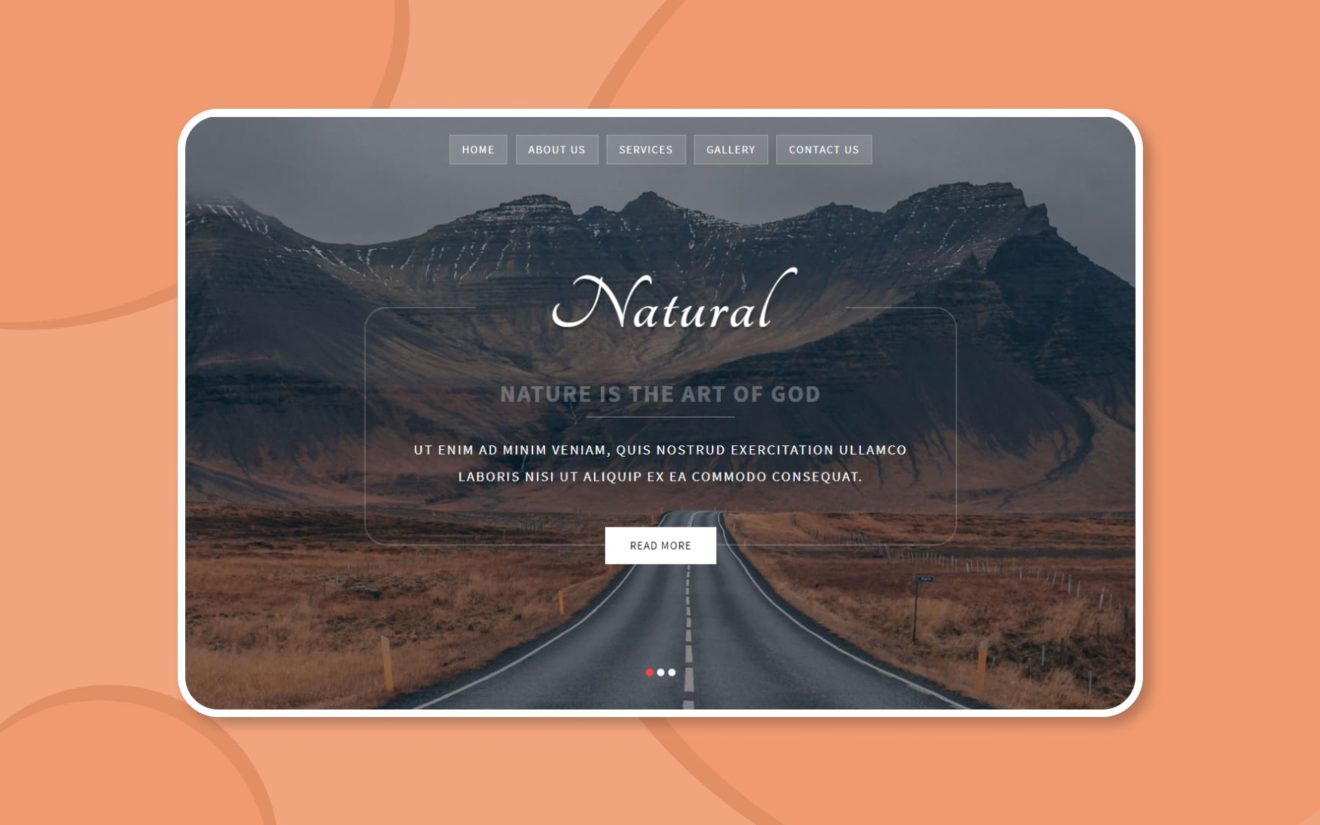 Natural a Multipurpose Flat Bootstrap Responsive Web Template