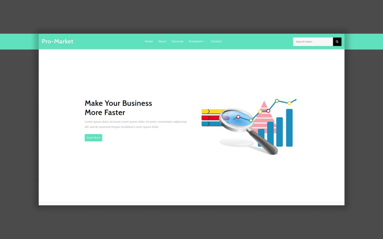 Pro Market – Corporate Category Bootstrap Responsive Web Template