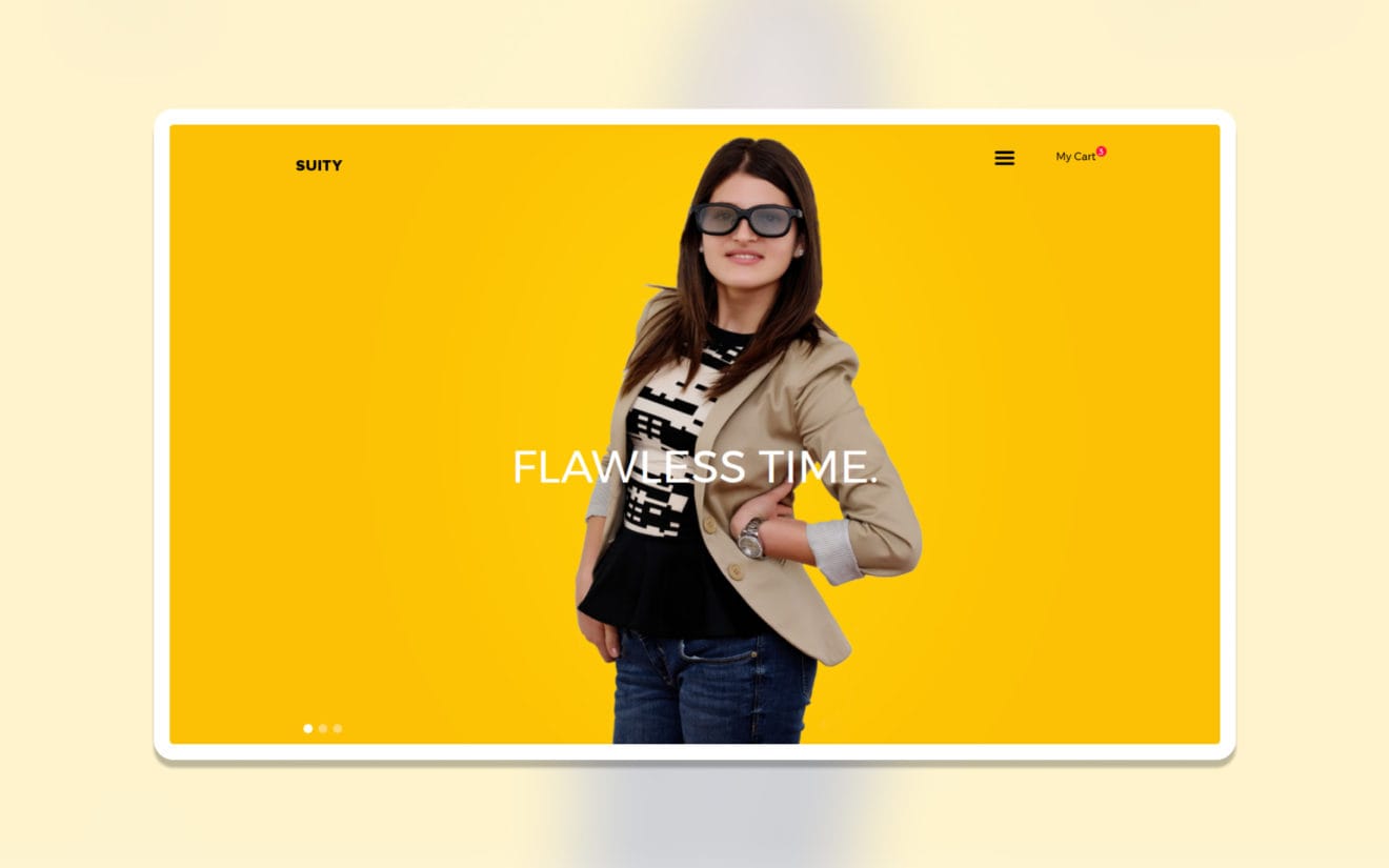 Suity ecommerce website template