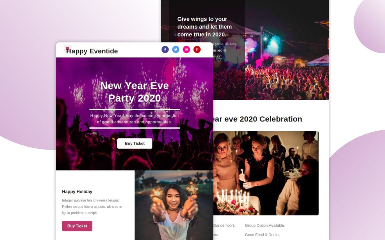 Happy Eventide Responsive Email Template