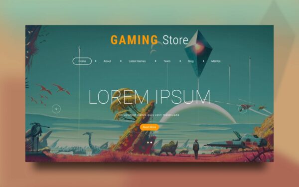 gaming-website-templates