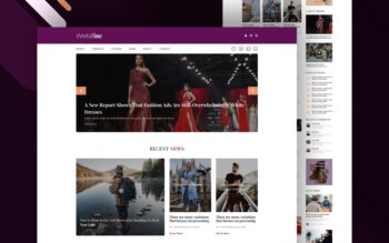 magazine website template