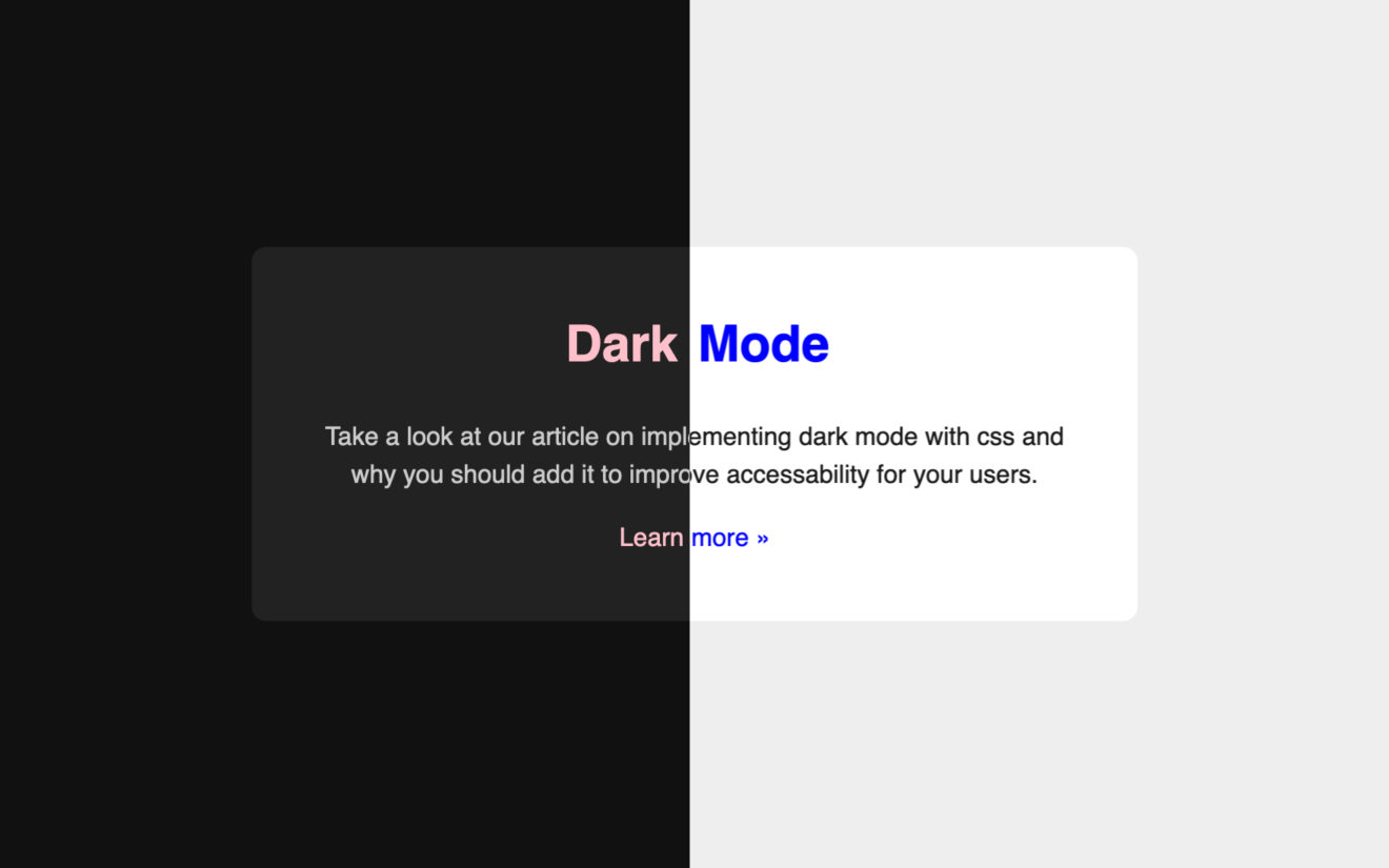 How to: Add dark mode to the website and why we should do it
