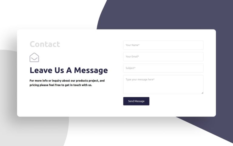 Clean Address Form Layout Clean Contact Form Web Element » W3Layouts