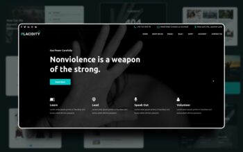placidity website template