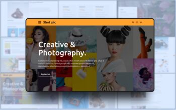 shot pic premium website template