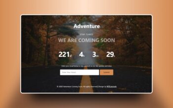 Adventure coming soon form