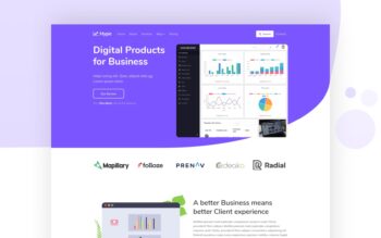 hype website template