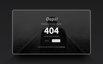 track error page