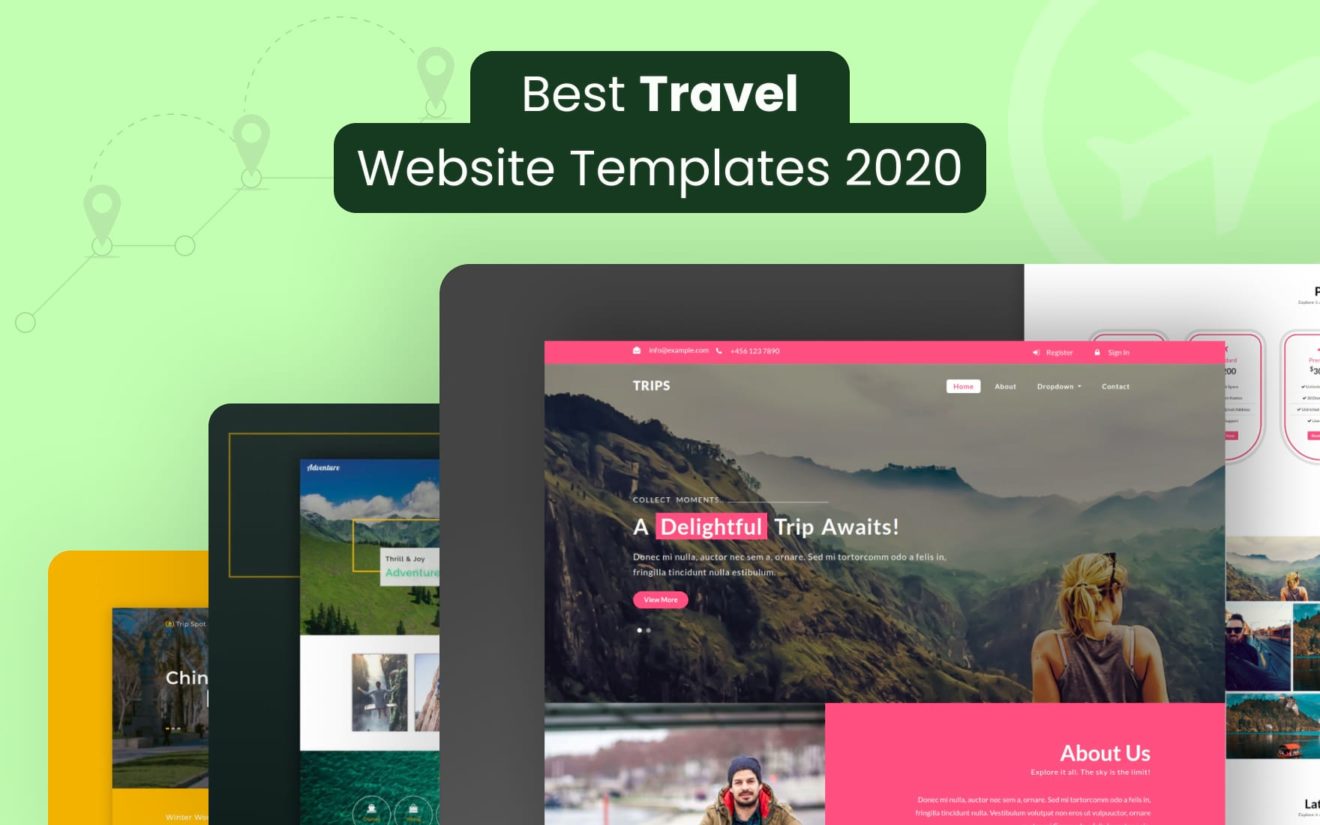 Best Free Travel Website Templates 2020