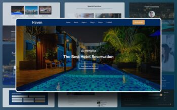 Haven Website template