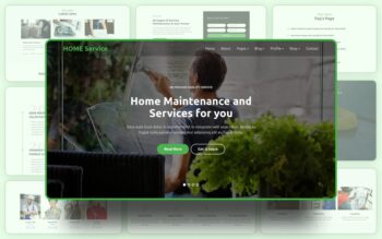 Home Service website template