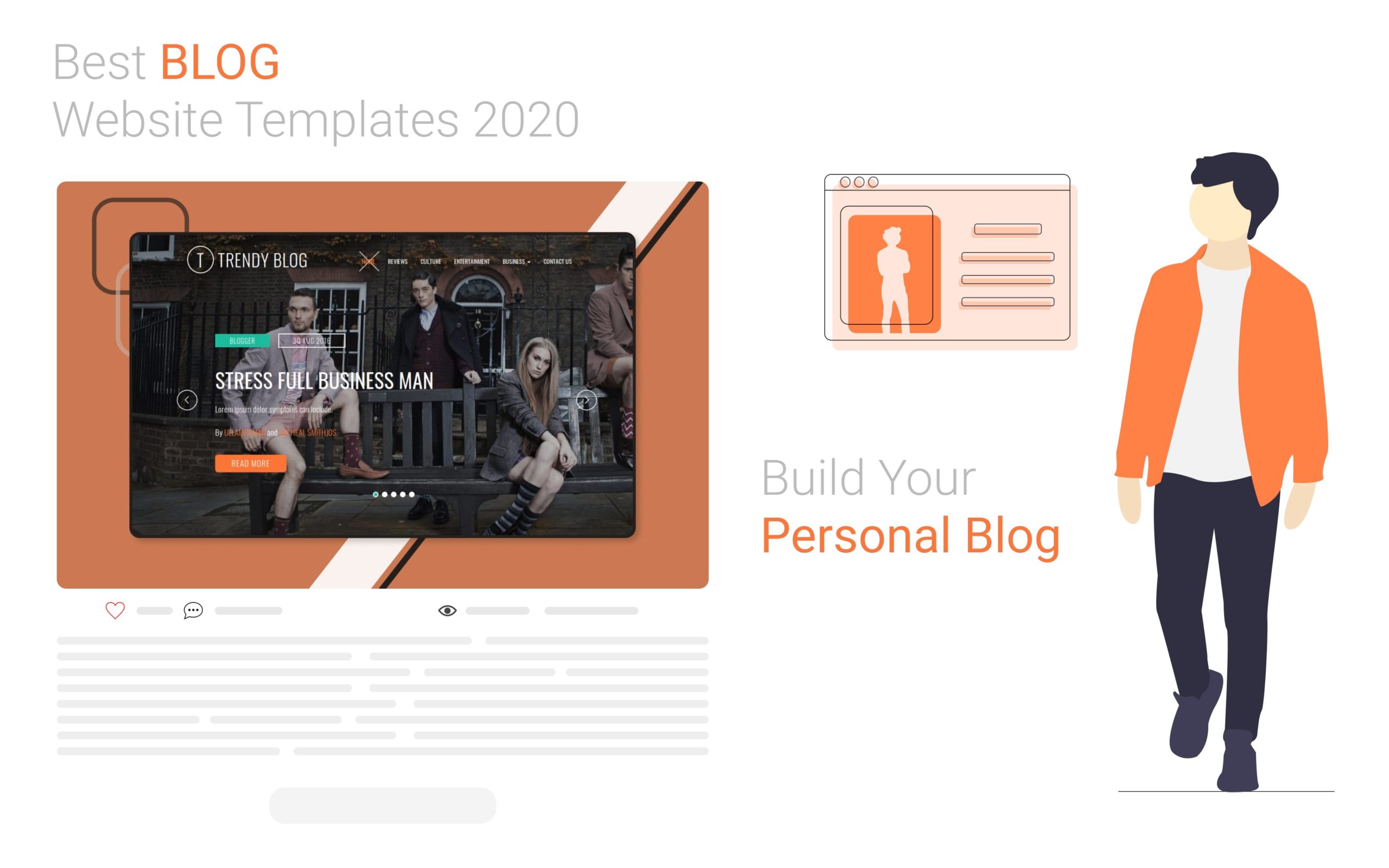 article on blogging template