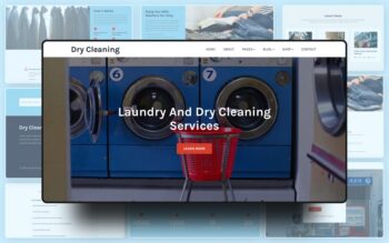 Dry Cleaning Website Template