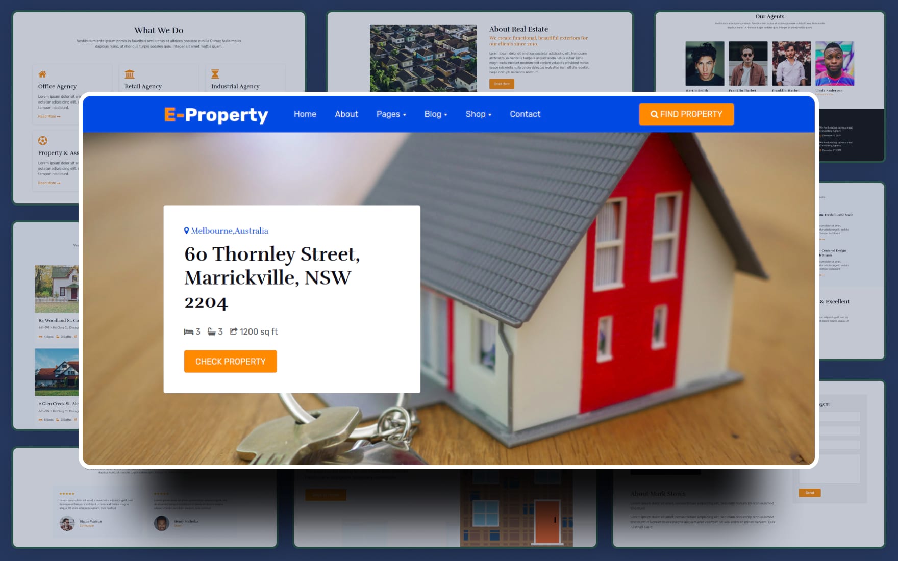 Estate Property Website Template