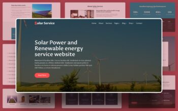 Solar Service Website Template