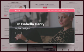 Weird Website Template