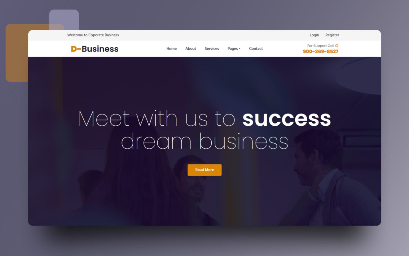 Dream Business Website Template